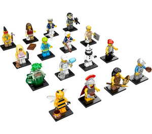 LEGO Minifigures - Series 10 - Complete (except Mr. Gold) 71001-17