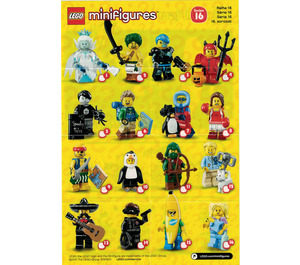 LEGO Minifigures Series 16 Random Bag 71013-0 Instructions