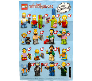 LEGO Minifigures - The Simpsons Series Random bag 71005 Instructions