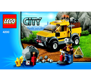LEGO Mining 4x4 Set 4200 Instructions