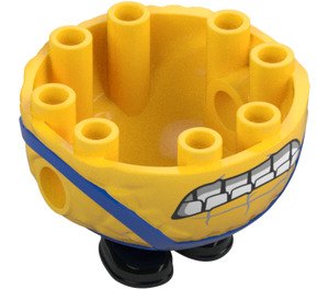 LEGO Minion Body Wide and Short with Teeth