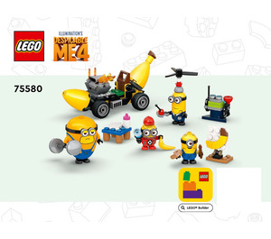 LEGO Minions and Banana Car 75580 Instructies