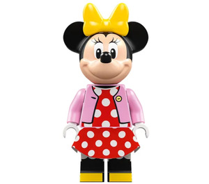 LEGO Minnie Mouse - Bright Pink Jacket minifiguur
