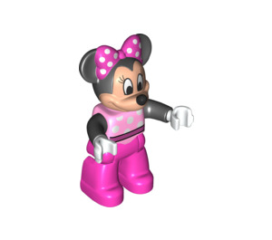 LEGO Minnie миша з Dark Рожевий і Білий Spotted Лук Фігурка Duplo