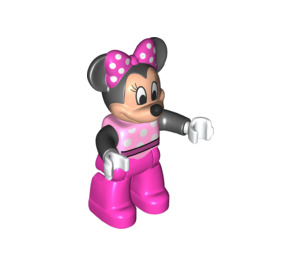 LEGO Minnie Mouse with Dark Pink and White Spotted Bow Duplo Figure