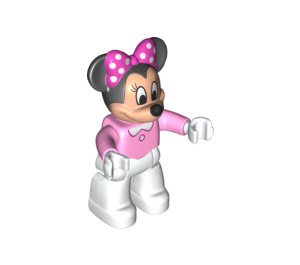 LEGO Minnie Mus med Rosa Topp og Rosa Bue Duplo-figur