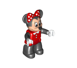 LEGO Minnie Mouse with Red Top and Red Bow Duplo Figure