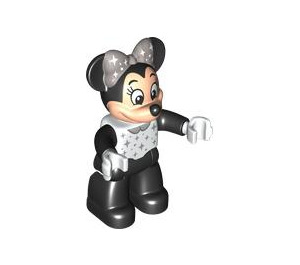 LEGO Minnie Mouse with Silver Bow Duplo Figure