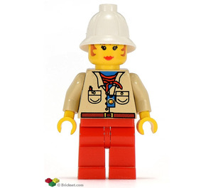 LEGO Miss Gail Storm met Zandbruin Jasje Minifiguur