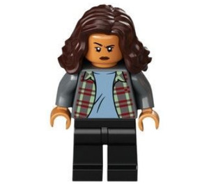 LEGO MJ with Gray Plaid Jacket Minifigure