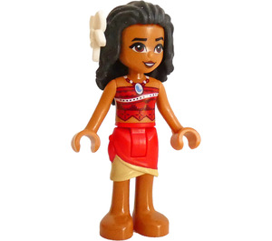 LEGO Moana - Rød Nederdel Minifigur