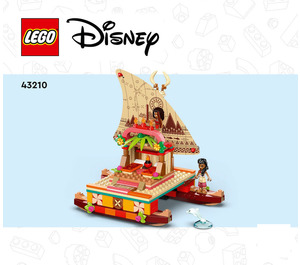 LEGO Moana's Wayfinding Boat Set 43210 Instructions