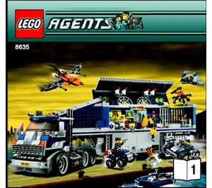 LEGO Mobile Command Centre 8635 Instructions