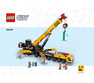 LEGO Mobile Construction Crane 60409 Instruktioner