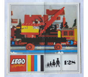 LEGO Mobile Kran (Platte Base) 128-3 Instructions