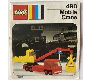 LEGO Mobile Crane Set 490-1 Instructions