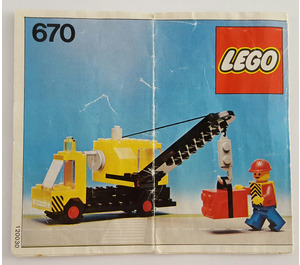 LEGO Mobile Grue 670-1 Instructions