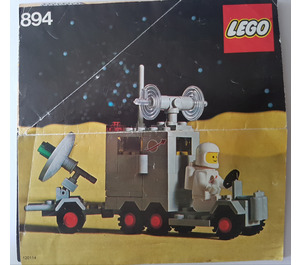 LEGO Mobile Ground Tracking Station 894 Byggeinstruksjoner