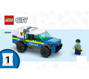 LEGO Mobile Police Dog Training Set 60369 Instructions