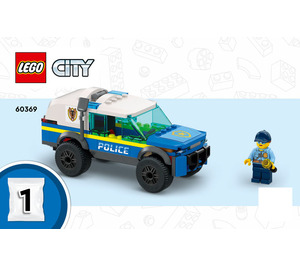 LEGO Mobile Police Dog Training 60369 Instrukcje