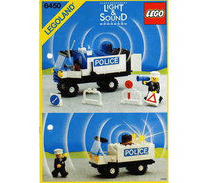 LEGO Mobile Police Truck Set 6450 Instructions