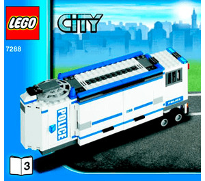 LEGO Mobile Politie Unit 7288 Instructions