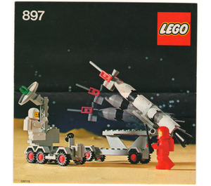 LEGO Mobile rocket launcher 897 Instructies