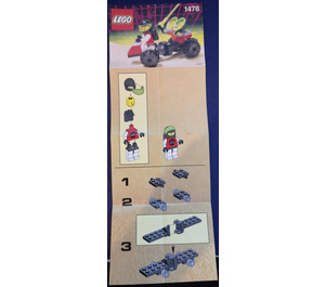 LEGO Mobile Satellite Up-Link 1478 Istruzioni