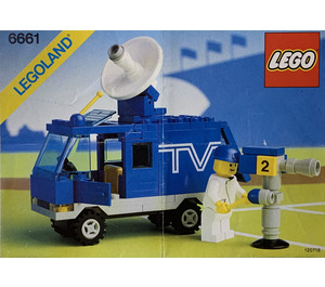 LEGO Mobile TV Studio Set 6661 Instructions