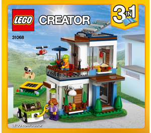 LEGO Modular Modern Home Set 31068 Instructions
