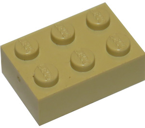 LEGO Modulex Mattoncino 2 x 3 con Lego sui bottoncini