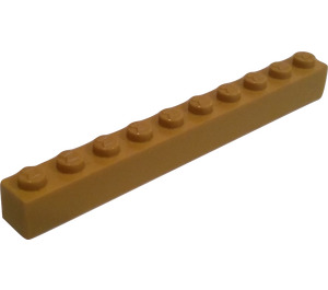 LEGO Modulex Lemon Modulex Brick 1 x 10 with M on Studs