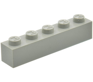LEGO Modulex Light Gray Modulex Brick 1 x 5 (M Studs)