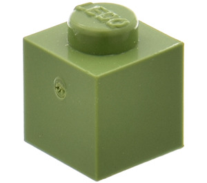 LEGO Modulex Olive Green Modulex Цегла 1 x 1 з LEGO на шпильки