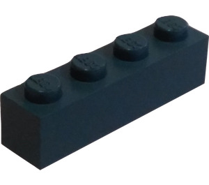 LEGO Modulex blauwgroen Modulex Steen 1 x 4 (Lego op noppen)