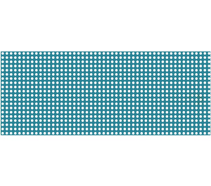 LEGO Modulex Teal Blue Modulex Perforated 20x50 Foil Sheet