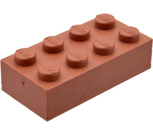 LEGO Modulex Terakota Modulex Cegła 2 x 4 z LEGO NA Szpilki