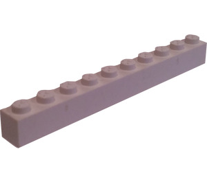 LEGO Modulex White Modulex Brick 1 x 10 with M on Studs