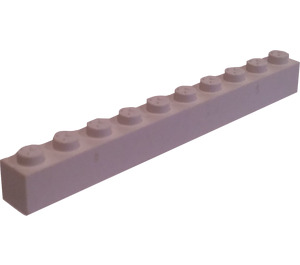 LEGO Modulex Vit Modulex Kloss 1 x 10 med M på Knoppar