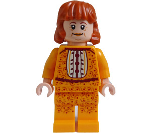 LEGO Molly Weasley z Bright Światło Pomarańczowy Strój Minifigurka