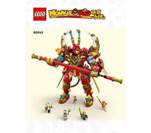 LEGO Monkey King Ultra Mech Set 80045 Instructions