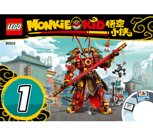 LEGO Aap King Warrior Mech 80012 Instructions