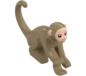 LEGO Monkey Leaning Forward with Flesh Face (78313)