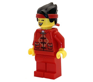 LEGO Monkie Kid Performer mit Rot Chinese oben Minifigur