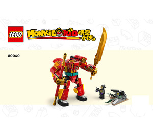 LEGO Monkie Kid's Combi Mech Set 80040 Instructions