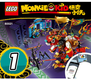 LEGO Monkie Kid's Lion Guardian Set 80021 Instructions
