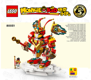 LEGO Monkie Kid's Mini Mech 80051 Byggeinstruksjoner