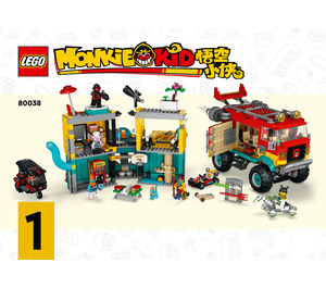 LEGO Monkie Kid's Team Van 80038 Instructies