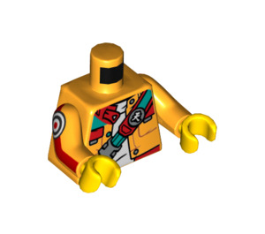 LEGO Monkie Kid - Scuba Diving Minifig Torso (973 / 76382)