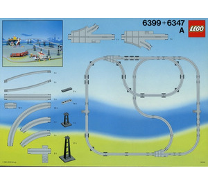 LEGO Monorail Accessory Track 6347